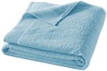 Drap de bain Blanc Des Vosges Spa Uni 100x150 cm (bleuet)