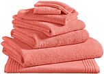 Bath linen Blanc Des Vosges Spa Uni (corail)