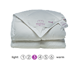Donsdeken Silvana Pure medium light (paars)