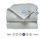 Donsdeken Silvana Pure medium (blauw)