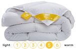 Donsdeken Silvana Royale warm (geel)