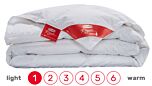 Donsdeken Silvana Royale extra light (rood)