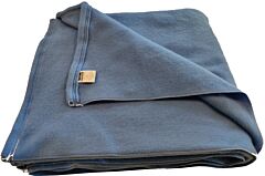 Brandvertragend deken Atlas 180x220 cm (myosotis-blauw)