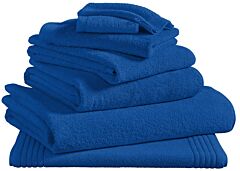 Bath linen Blanc Des Vosges Spa Uni (bleu royal)