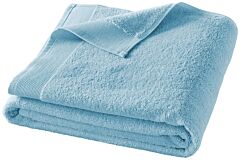 Drap de bain Blanc Des Vosges Spa Uni 100x150 cm (bleuet)