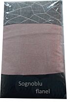 Dekbedovertrek Sognoblu Rete flanel 240x220 cm (pink)