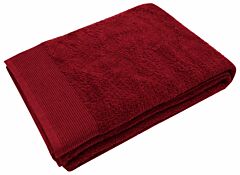 Badlaken Blanc Des Vosges Spa Uni 70x140 cm (griotte)