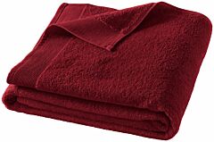 Bath sheet Blanc Des Vosges Spa Uni 100x150 cm (griotte)