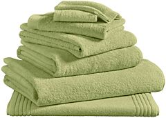 Bath linen Blanc Des Vosges Spa Uni (lichen)