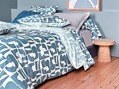 Dekbedovertrek Craft Blue Paon 260x240 cm