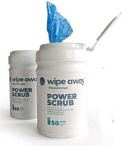 Power scrub vochtige doekjes (doos 6 kokers)