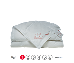 Donsdeken Silvana Pure extra light (rood)