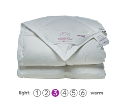 Donsdeken Silvana Pure medium light (paars)