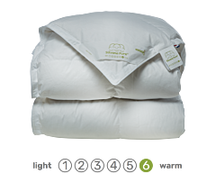 Donsdeken Silvana Pure extra warm (groen)