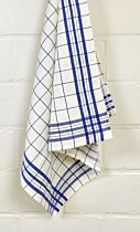 Keukenhanddoek Resto 70x70 cm blauw (set van 6 stuks)