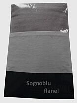 Dekbedovertrek Sognoblu Reversibile flanel 240x220 cm (grey medium-grey clear)