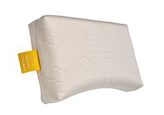 Hoofdkussen Silvana Flex geel 60x40 cm (14 cm zacht)