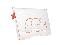 Hoofdkussen Silvana Support Saphir zacht 60x60 cm (oranje)