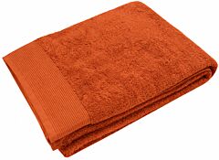 Badlaken Blanc Des Vosges Spa Uni 70x140 cm (terra cota)