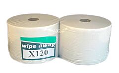 Maxi-rouleau papier d'essuyage Wipe Away X120